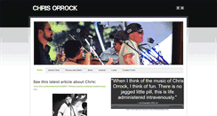 Desktop Screenshot of chrisorrock.com